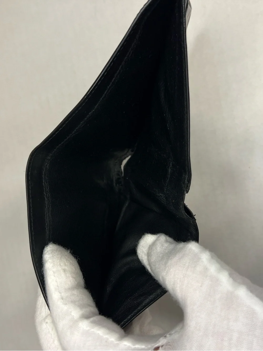 Salvatore Ferragamo Black leather bifold‎ wallet